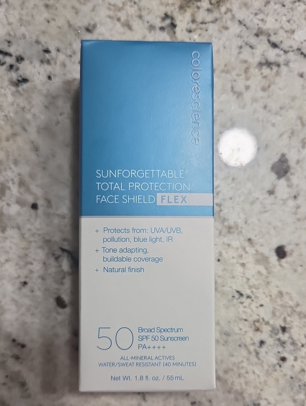 Sunforgettable Total Protection Face Shield FLEX SPF 50 - Blue